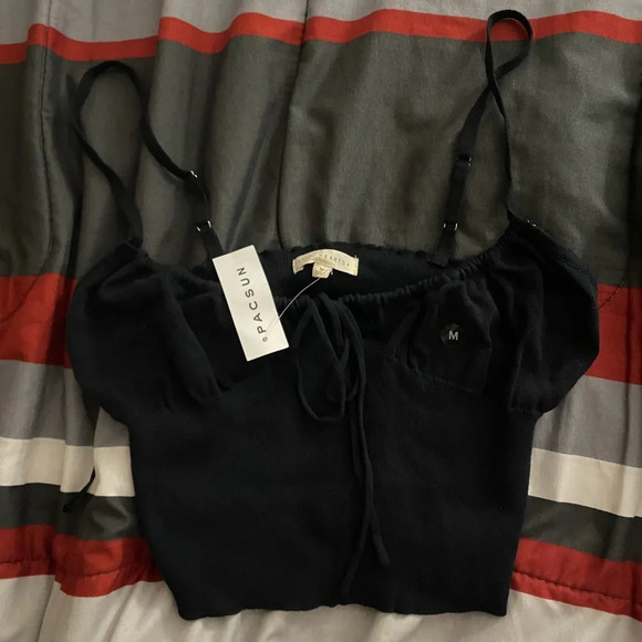 Pacsun Milkmaid Top - Picture 1 of 3